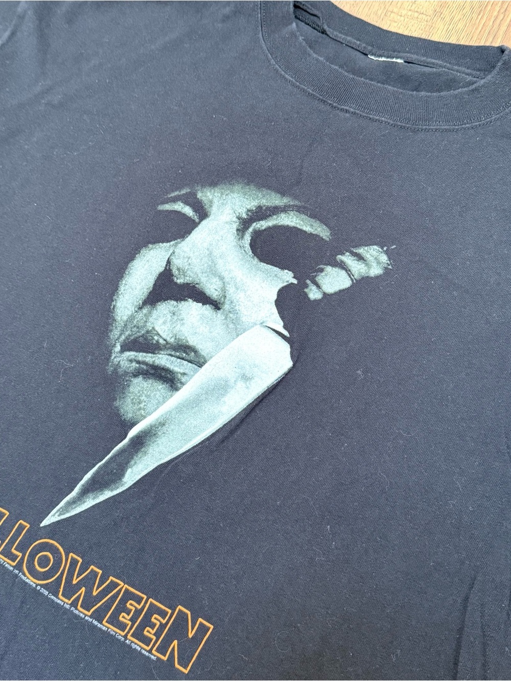 Vintage Halloween Michael Myers 2005 Movie Promo Horror T-Shirt Size XL